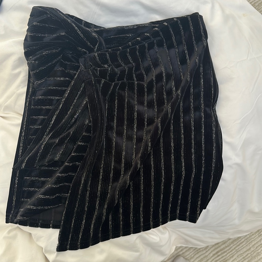 Black winter skirt